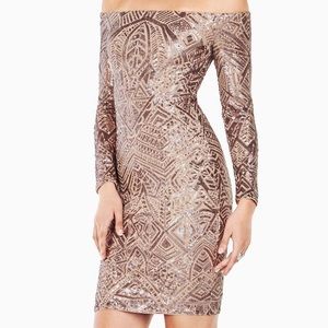 BCBG MAXAZRIA Eunice Sequin Dress